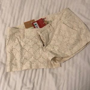 NWT Mossimo lace shorts